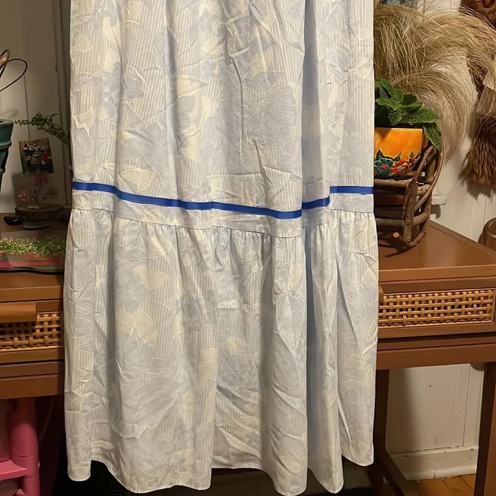 Liberty House Hawaii Vintage maxi dress floral M - Picture 3 of 14